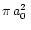 $\pi\,a_0^2\,$