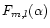 $F_{m,l}(\alpha)$