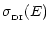 $\displaystyle %
\sigma_{\rm _{\rm DI}}(E)$