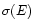 $\sigma(E)$