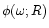 $\phi(\omega;R)$