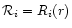 ${\cal R }_i=R_i(r)$