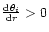 $\frac{{\rm d}\theta_i}{{\rm d}r} > 0$