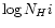 $\log N_H{\sc i}$