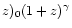 $z)_{\rm0} (1+z)^{\gamma}$