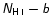 $\mathsfsl{N_{{\mathsf{H}}\,{\mbox{\fontsize{6}{8}\selectfont\sffamily\bfseries I}}}-b}$