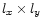 $l_{x} \times l_{y}$