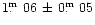 $1\hbox{$.\!\!^{\rm m}$ }06\,\pm\,0\hbox{$.\!\!^{\rm m}$ }05$