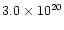 $3.0\times 10^{20}$