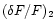 $(\delta F/F)_2$