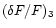 $(\delta F/F)_3$