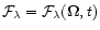 ${\cal F}_\lambda
= {\cal F}_\lambda({\bf\Omega},t)$