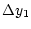 $\displaystyle \Delta y_1$