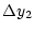 $\displaystyle \Delta y_2$