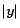 $\vert{\vec y}\vert$
