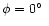 $\phi =0\hbox {$^\circ $ }$