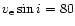 $v_{\rm e}\sin i=80$