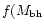 $f(M_{\rm bh}$