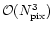 $\mathcal{O}(N_{\rm pix}^3)$
