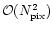 $\mathcal{O}(N_{\rm pix}^2)$