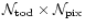 $\mathcal{N}_{\rm tod} \times
\mathcal{N}_{\rm pix}$