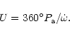 \begin{displaymath}U = 360^\circ P_{\rm a}/\dot{\omega}.
\end{displaymath}