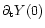 $\partial_{\rm t}Y(0)$