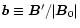 $\vec{b} \equiv \vec{B}{'}/\vert \vec{B}_0 \vert$