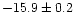 $-15.9 \pm 0.2$