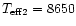 $T_{\rm eff2} = 8650$
