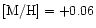 ${\rm [M/H]}=+0.06$