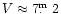 $V \approx
7\hbox{$.\!\!^{\rm m}$ }2$