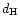 $d_{\rm H}$