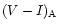 $(V-I)_{\rm A}$
