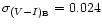 $\sigma_{(V-I)_{\rm B}} = 0.024$