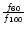 ${f_{60}}\over{f_{100}}$