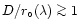 $D/r_{\circ}(\lambda)\mathrel{\mathchoice {\vcenter{\offinterlineskip\halign{\hf...
...r{\offinterlineskip\halign{\hfil$\scriptscriptstyle ...