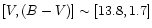 $[V, (B-V)] \sim [13.8,1.7]$