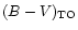 $(B-V)_{\rm TO}$