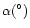 $\alpha (^\circ)$