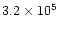 $3.2\times 10^5$