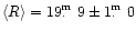 $\langle R \rangle=19\hbox{$.\!\!^{\rm m}$ }9\pm1\hbox{$.\!\!^{\rm m}$ }0$