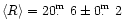 $\langle R \rangle=20\hbox{$.\!\!^{\rm m}$ }6\pm0\hbox{$.\!\!^{\rm m}$ }2$