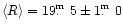 $\langle R \rangle=19\hbox{$.\!\!^{\rm m}$ }5\pm1\hbox{$.\!\!^{\rm m}$ }0$