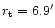 $r_{\rm t} = 6.9'$