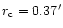 $r_{\rm c} = 0.37'$