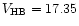 $V_{\rm HB} = 17.35$