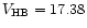 $V_{\rm HB} = 17.38$