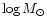 $\log M_\odot $