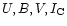 $U,B,V,I_{\rm C}$